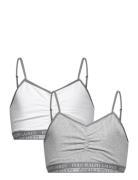 2T-2Pk Bralettes Night & Underwear Underwear Tops Grey Ralph Lauren Ki...