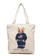 Td-Tote Bag Tote Veske Beige Ralph Lauren Kids