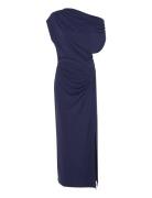 Dante6-Jett Off-Shoulder Jersey Dress Maxikjole Festkjole Navy Dante6