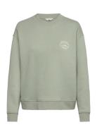 Crew Sweater Tops Sweat-shirts & Hoodies Sweat-shirts Khaki Green Lee ...