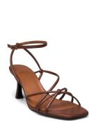 Sandals Sandal Med Hæl Brown Billi Bi