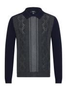 Tennant Tops Knitwear Full Zip Jumpers Navy Reiss
