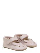 Slippers Suede Glitter Tøfler Innesko Pink En Fant