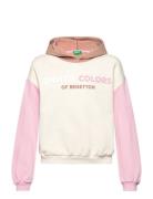 Sweater W/Hood Tops Sweat-shirts & Hoodies Hoodies Multi/patterned Uni...