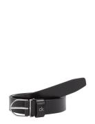 Ck Metal Loop Round Buckle 2.5 Belte Black Calvin Klein