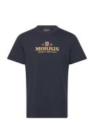 Britain Jersey Tee Tops T-shirts Short-sleeved Navy Morris