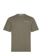 Wwbobby Tops T-shirts Short-sleeved Green WOOD WOOD