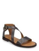 Sandals - Flat - Open Toe - Op Flate Sandaler Black ANGULUS