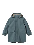 Parka Alke Jakke Kåpe Blue Wheat