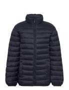 Quilted Jacket Fôret Jakke Navy Mango