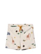 Otto Printed Swim Pants Badeshorts Beige Liewood