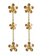 Wild Poppy Earrings Length 48 Mm Øredobber Smykker Gold Pernille Coryd...