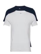 Slim 2Pk Crewneck 1 2 Pack Sli Tops T-shirts Short-sleeved White Levi'...