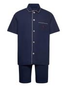 Striped Cotton Pajama Set Pyjamas Navy Polo Ralph Lauren