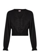 Tamara Ls Blouse Dark Ages 4 Tops Blouses Long-sleeved Black Levi's®