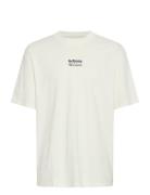 Bhjamil Tee Tops T-shirts Short-sleeved White Blend