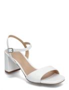 Moraty_25_Nto Sandal Med Hæl White UNISA