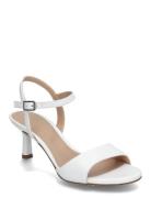 Nahia_Nto Sandal Med Hæl White UNISA
