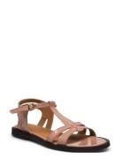 Sandals - Flat Flate Sandaler Pink ANGULUS