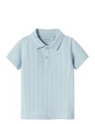 Nmmfene Ss Polo Tops T-shirts Polo Shirts Short-sleeved Polo Shirts Bl...