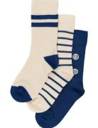 Minipop® Season Bamboo Socks 3 Pcs Socks & Tights Socks Blue Minipop
