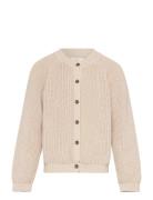 Knitted Classic Rib Cardigan Tops Knitwear Cardigans Beige Copenhagen ...