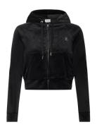 Madison Hoodie Tops Sweat-shirts & Hoodies Hoodies Black Juicy Couture