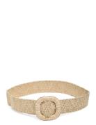 Pcvicki Elastic Waist Belt Belte Cream Pieces