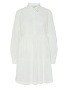 Yastia Ls Dress S. Noos Kort Kjole White YAS