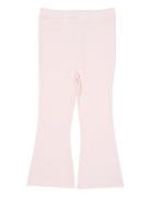 Striped Flare Pant Bottoms Trousers Pink Copenhagen Colors