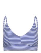 Bra Kelly Crepe Stripe Bikinitopp Blue Lindex