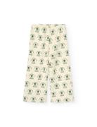 Platypus Kid Sweatpants White Flowers Bottoms Sweatpants White THE ANI...
