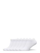 Anklesock 5-Pack Organic Ankelsokker Korte Strømper White Resteröds