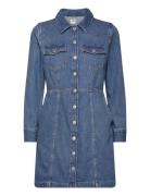 Flynn Western Core Dress Med Indigo - Worn In Kort Kjole Blue Levi's®