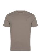 Brace Tops T-shirts Short-sleeved Brown AllSaints