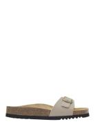 Sl Estelle Pu Taupe Flate Sandaler Beige Scholl