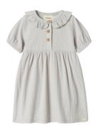 Nbffleura Ss Body Dress Lil Kjole Grey Lil'Atelier