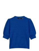 Vmdoffy 2/4 O-Neck Pullover Ga Girl Tops Knitwear Pullovers Blue Vero ...