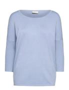 Fqj -Pu Tops Knitwear Jumpers Blue FREE/QUENT