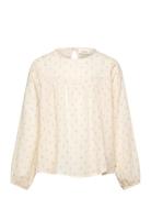 Nmfnoanna Ls Loose Shirt Lil Tops Blouses & Tunics Cream Lil'Atelier