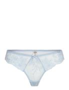 Thong Low Lina Stretch Stringtruse Undertøy Blue Lindex