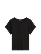 T-Shirts Short Sleeve Tops T-shirts & Tops Short-sleeved Black Marc O'...