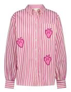 Alex Blouse Tops Shirts Long-sleeved Pink Fabienne Chapot