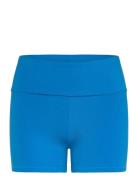 Flex Foldover Shorts Shorts Blue Organic Basics