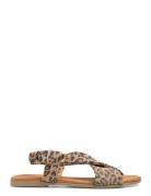 Pcemilie Suede Sandal Flate Sandaler Multi/patterned Pieces
