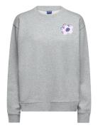 Over D Crew_B_2 Tops Sweat-shirts & Hoodies Sweat-shirts Grey HUGO BLU...