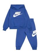 F8-Fleece Pant Set Sport Tracksuits Blue Nike