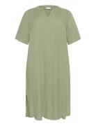 Kcmille Kaftan Dress Strandklær Green Kaffe Curve
