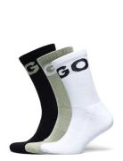 3P Qs Iconic Cc Underwear Socks Regular Socks Multi/patterned HUGO