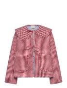 Svanasw Jacket Tops Overshirts Red Sofie Schnoor